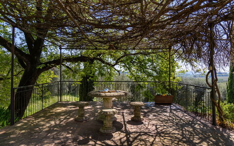 Il Leccio, Vinci, Private Pool and Tennis: Ferro, Shade, Recinzione, Balcone, Struttura Esterna