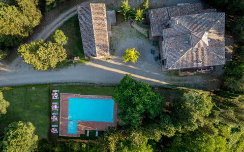 Maison Badia a Passignano: Piscina, Estate, Villetta, Hacienda, Eco Hotel, Agriturismo, Backyard, Ricorrere, Giardino, Villa