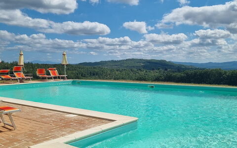 Casa Stella Serena, Podere le Scopaie, Pool: Piscina, Collina, Ricorrere, Eco Hotel, Hill Station, Mobili Da Esterno, Resort Citta ', Lettino, Cresta, Hotel