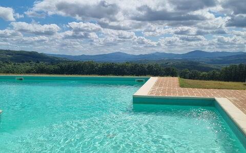 Casa Stella Serena, Podere le Scopaie, Pool: Blu, Piscina, Landscaping, Ricorrere, Eco Hotel, Cumulo, Resort Citta ', Agriturismo, Terme