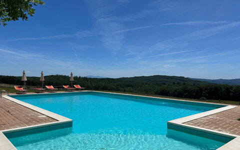Casa Stella Serena, Podere le Scopaie, Pool: Blu, Piscina, Acqua, Ricorrere, Eco Hotel, Tempo Libero, Mobili Da Esterno, Terme, Resort Citta ', Giochi D'Acqua