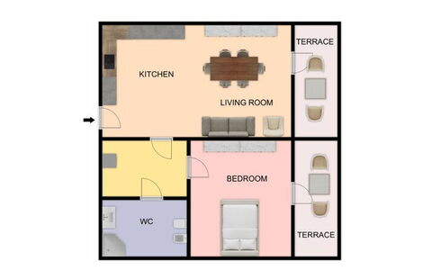 Suite Riviera: Camera Da Letto, Letto, Design
