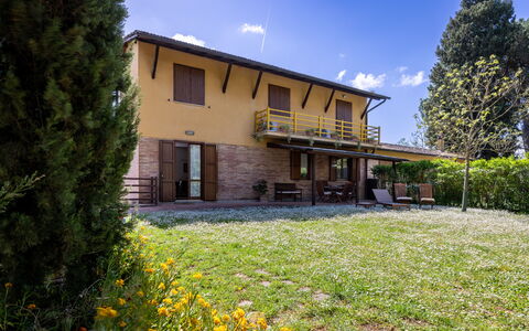 Civico108 Vacation Home, Pool, Castellina in Chian: Lotto, Villetta, Estate, Shade, Prato, Agriturismo, Giardino, Landscaping, Cortile