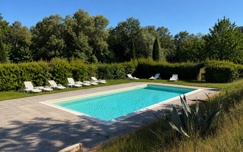 Civico108 Vacation Home, Pool, Castellina in Chian: Piscina, Giardino, Prato, Estate, Landscaping, Agriturismo, Mobili Da Esterno, Cortile, Hacienda, Backyard