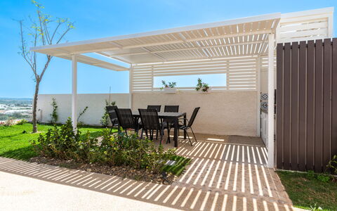 A Casa di Chica: Architettura, Shade, Giardino, Portico, Mobili Da Esterno, Terrazza, Deck, Struttura Esterna, Eco Hotel, Landscaping
