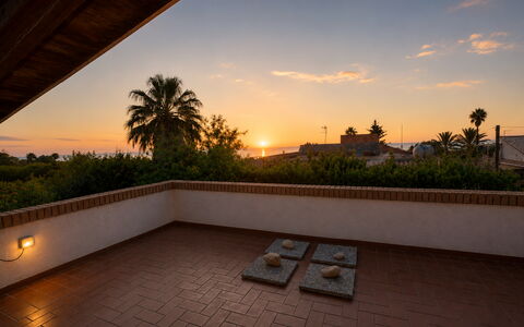 Villa Lina: Luce Del Sole, Crepuscolo, Shade, Sera, Eco Hotel, Landscaping, Hacienda, Passerella, Balcone