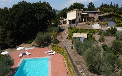 House in the Woods, Pool and Relax in Umbria: Estate, Hacienda, Agriturismo, Villa, Landscaping, Eco Hotel, Piscina, Ricorrere, Hotel