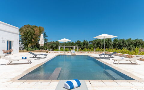 Tenuta Emma: Blu, Piscina, Estate, Landscaping, Reflecting Pool, Ricorrere, Villa, Resort Citta '