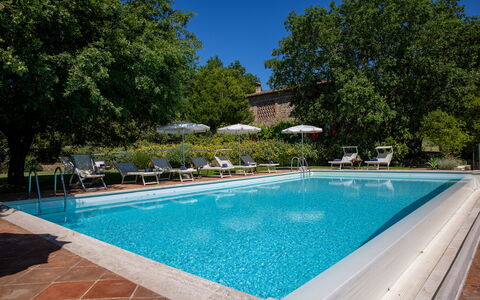 Villa Santa Barbara: Piscina, Ricorrere, Mobili Da Esterno, Eco Hotel, Terme, Hacienda, Estate, Lettino, Villa, Hotel