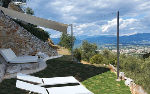 Villetta Farfallina: Shade, Mobili Da Esterno, Sedia, Lettino, Piscina