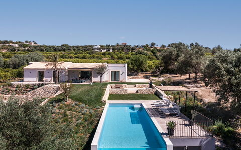 Villa Maddalena: Piscina, Materiale Composito, Ricorrere, Estate, Villa, Design, Eco Hotel, Agriturismo, Hacienda