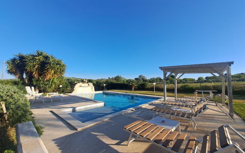 Villa le 2 Emme: Blu, Piscina, Ricorrere, Materiale Composito, Tempo Libero, Mobili Da Esterno, Shade, Landscaping, Eco Hotel, Estate
