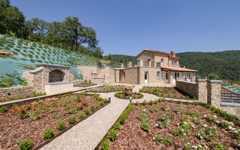 Villa Maddalena alla Guglielmesca: Paesaggio, Arbusto, Area Rurale, Giardino, Groundcover, Estate, Landscaping, Agriturismo, Villaggio, Piantagione