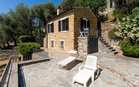 Casetta Pantasina: Casa, Casa, Porta, Villetta, Estate, Flagstone, Muro ​​Di Pietra, Portico, Villa, Cortile