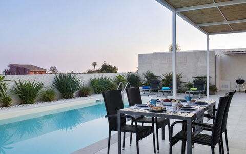 A Casa di Gio: Mobilia, Mobili Da Esterno, Sedia, Tavolo, Tavolo Esterno, Shade, Cucina & Sala Da Pranzo Tavolo, Materiale Composito, Terrazza, Piscina