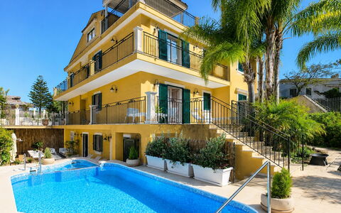Villa Magda: Blu, Piscina, Zona Residenziale, Ricorrere, Casa, Estate, Eco Hotel, Villa, Appartamento, Hotel