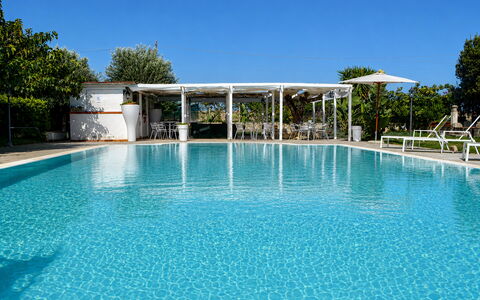 Villa Gertrude: Piscina, Ricorrere, Mobili Da Esterno, Materiale Composito, Shade, Tempo Libero, Eco Hotel, Lettino, Hotel, Terme