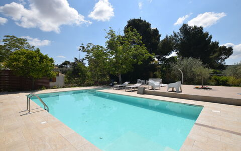 La Dimora di Diana: Piscina, Shade, Materiale Composito, Mobili Da Esterno, Ricorrere, Calcestruzzo, Tempo Libero, Giochi D'Acqua, Landscaping, Flagstone