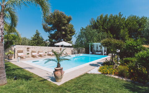 Villa Ferradina 4+2: Piscina, Blu, Ricorrere, Giochi D'Acqua, Eco Hotel, Vaso Di Fiori, Materiale Composito, Terme, Tempo Libero, Flagstone