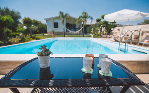 Villa Ferradina 4+2: Piscina, Ricorrere, Tempo Libero, Mobili Da Esterno, Eco Hotel, Estate, Vacanza, Hacienda, Villa, Ombrello