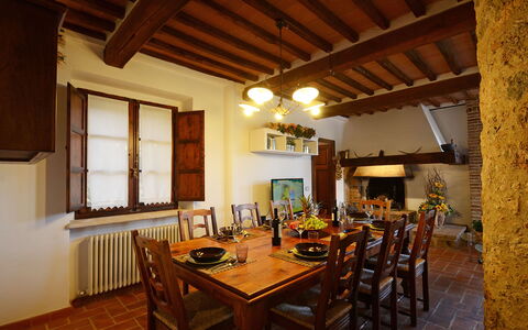 La Capanna di Franca 6+2: Mobilia, Interior Design, Sala Da Pranzo, Legna, Tavolo, Soffitto, Cucina & Sala Da Pranzo Tavolo, Pavimentazione, Sedia, Camera