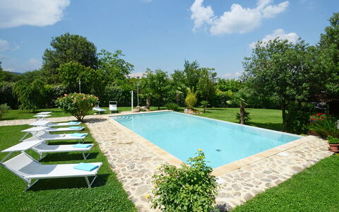 La Capanna di Franca 6+2: Piscina, Mobili Da Esterno, Ricorrere, Giardino, Shade, Eco Hotel, Lettino, Landscaping, Backyard, Tempo Libero