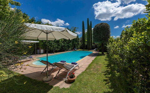 Villa Joy 6: Blu, Piscina, Shade, Eco Hotel, Giardino, Landscaping, Estate, Hacienda, Villa