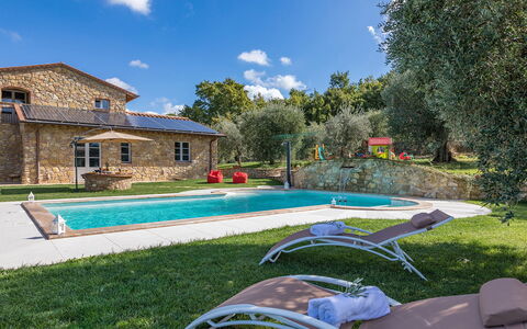 La Villetta di Dante 6: Piscina, Villetta, Estate, Agriturismo, Giardino, Backyard, Prato, Cortile, Villa, Landscaping