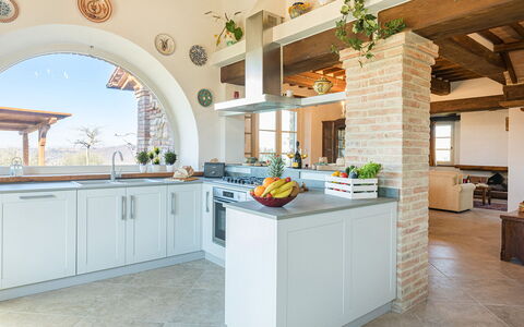 La Villetta di Dante 6: Cucina, Mobilia, Interior Design, Parete, Pavimentazione, Controsoffitto, Soffitto, Cabinetry, Casa, Pavimento