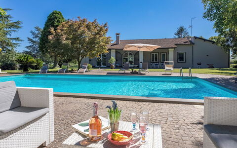Villa Rasena 6: Blu, Piscina, Ricorrere, Zona Residenziale, Estate, Shade, Eco Hotel, Agriturismo, Terme, Hacienda