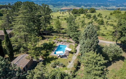 Casa Ciculino 8: Albero, Piscina, Estate, Visione Globale, Piantagione, Giardino, Landscaping, Ricorrere, Eco Hotel, Fotografia Aerea