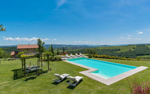 Rosa dei Venti 8: Collina, Paesaggio Naturale, Paesaggio, Lotto, Pascolo, Piscina, Plain, Area Rurale, Prato, Agriturismo
