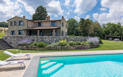 Villa le Fontane 12: Blu, Casa, Casa, Villetta, Piscina, Estate, Agriturismo, Villa, Dimora, Giardino