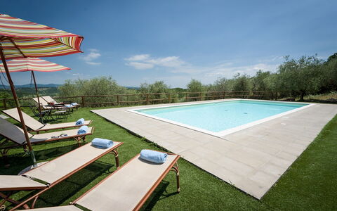 Villa la Poiana 10: Piscina, Mobilia, Mobili Da Esterno, Ricorrere, Eco Hotel, Tempo Libero, Giardino, Sedia, Lettino, Landscaping