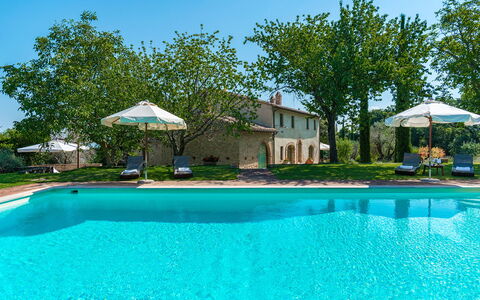 San Francesco 12: Blu, Piscina, Estate, Hacienda, Agriturismo, Villa, Landscaping, Cortile, Ricorrere, Eco Hotel