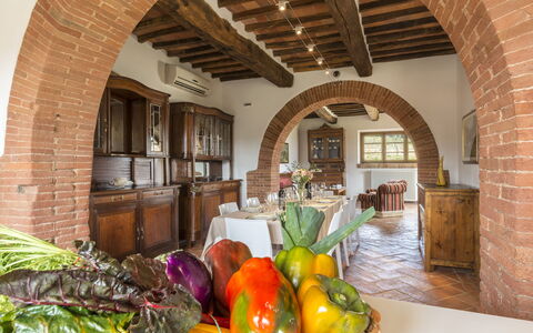 Bossoncina 8+1: Mobilia, Brick, Sedia, Pianta Della Casa, Villa, Cucina & Sala Da Pranzo Tavolo, Agriturismo, Vaso Di Fiori, Cibo