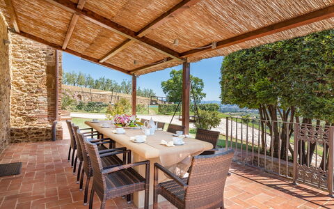 Bossoncina 8+1: Mobilia, Sedia, Cucina & Sala Da Pranzo Tavolo, Tavolo, Ricorrere, Mobili Da Esterno, Tavolo Esterno, Shade, Eco Hotel, Portico