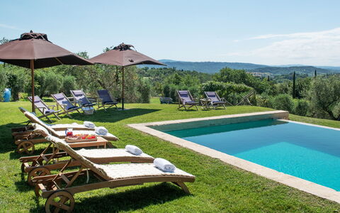Podere Gragnano 12: Blu, Piscina, Tempo Libero, Ricorrere, Giardino, Lettino, Mobili Da Esterno, Landscaping, Eco Hotel, Estate