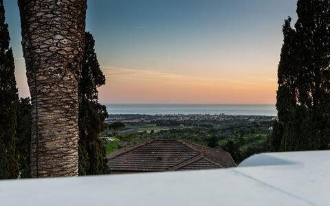 Villa Sole al Molino a Vento 8: Cielo, Orizzonte, Mattina, Luce Del Sole, Sera, Crepuscolo, Tramonto