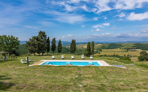 Casale Rasa 20+2: Paesaggio, Plain, Pascolo, Lotto, Prato, Piscina, Pascolo, Prato, Campo, Estate