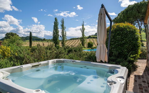 Podere Bellaria 18+2: Piscina, Ricorrere, Idraulico Fixture, Giardino, Eco Hotel, Mobili Da Esterno, Vasca Idromassaggio, Sedia, Vasca Da Bagno
