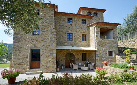 Torre la Ripa 8: Parete, Casa, Casa, Porta, Villetta, Brick, Muro ​​Di Pietra, Giardino, Agriturismo, Estate