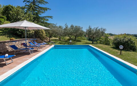 Villa Mila 6: Blu, Piscina, Giardino, Ricorrere, Estate, Landscaping, Hacienda, Eco Hotel, Villa, Mobili Da Esterno
