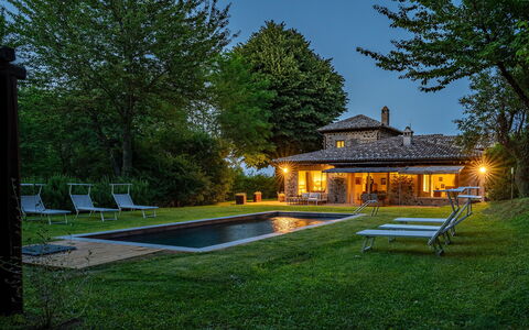 Casale dei Tigli 8: Casa, Piscina, Casa, Estate, Villetta, Agriturismo, Giardino, Prato, Backyard, Cortile