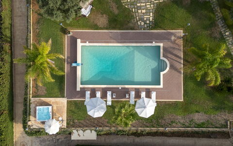 Villa Alessia 6: Piscina, Ricorrere, Mobili Da Esterno, Materiale Composito, Eco Hotel, Terme, Tempo Libero, Lettino, Giochi D'Acqua, Hacienda