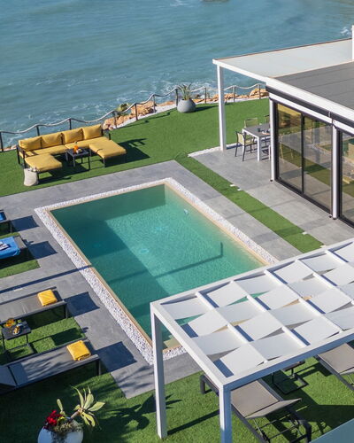 Villa Sabbie Rosse 6: Piscina, Ricorrere, Mare, Tempo Libero, Shade, Mobili Da Esterno, Oceano, Costa, Villa, Hotel