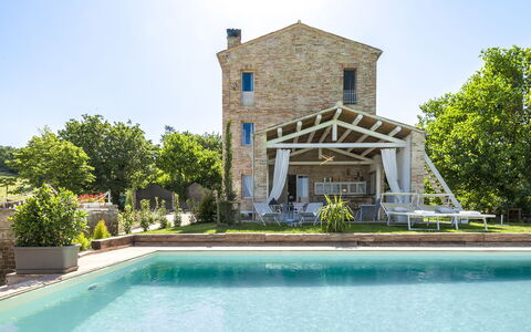 Casa Pilar 4+1: Piscina, Villetta, Estate, Agriturismo, Villa, Dimora, Eco Hotel, Hacienda, Ricorrere, Portico