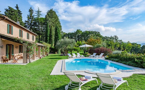 Villa Il Baiocco 8: Villetta, Casa, Estate, Agriturismo, Hill Station, Ricorrere, Giardino, Prato, Eco Hotel, Villa