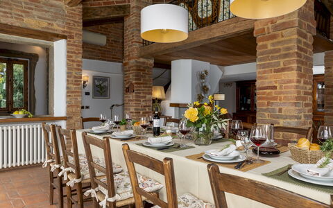 Il Romitoio 12: Mobilia, Interior Design, Tavolo, Sedia, Legna, Soffitto, Sala Da Pranzo, Cucina & Sala Da Pranzo Tavolo, Camera, Illuminazione