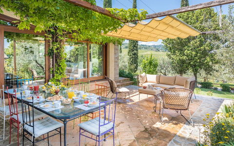 Casale Santa Lucia 8+2: Mobilia, Tavolo, Sedia, Mobili Da Esterno, Cucina & Sala Da Pranzo Tavolo, Tavolo Esterno, Giardino, Shade, Ristorante, Terrazza